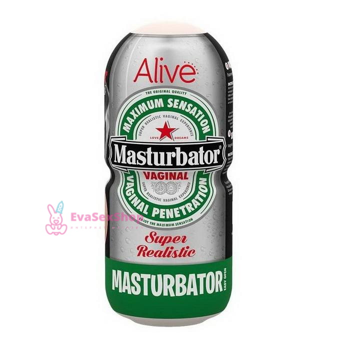 мастурбатор-вагина Alive Heineken Vagina в виде банки пива