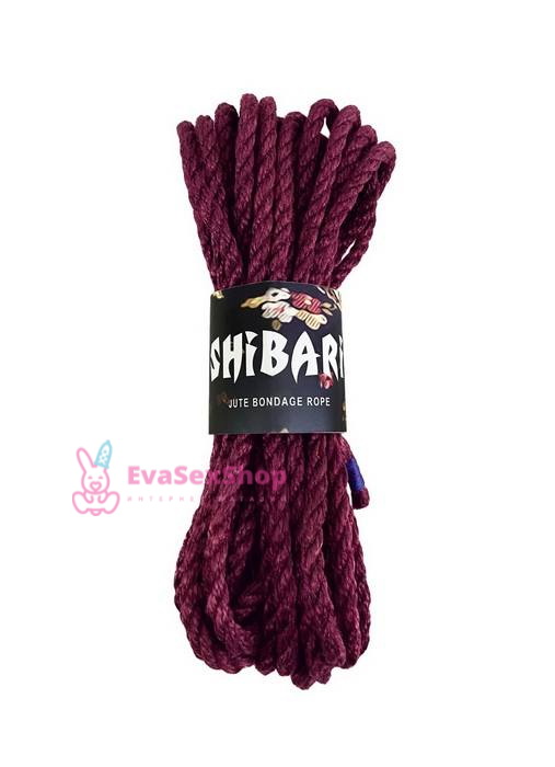Джутовая веревка для Шибари Feral Feelings Shibari Rope 8 м фиолетовая